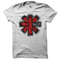 tee shirt Red Hot Chili Peppers white sublimation