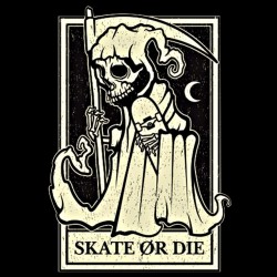 tee shirt skate or die black sublimation