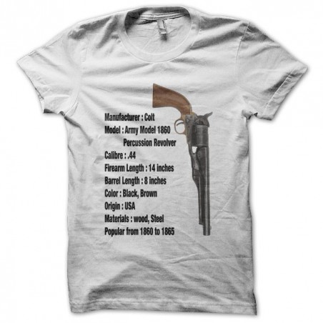 Tee shirt Colt details details white sublimation