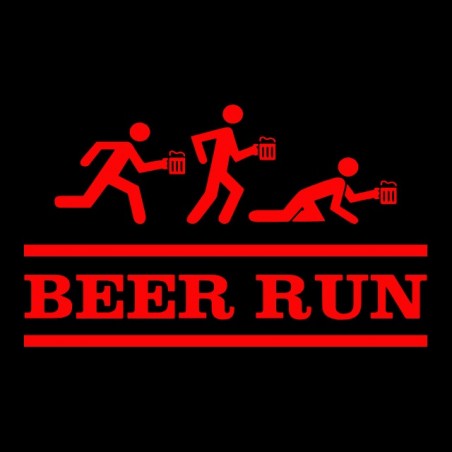 tee shirt Beer Run  sublimation