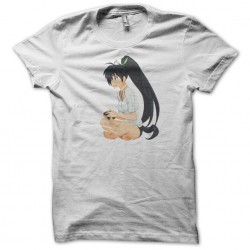 tee shirt anime girl hentai white sublimation