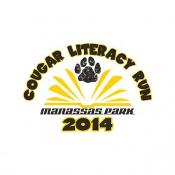 tee shirt cougar literacy run 2014  sublimation