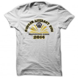 shirt cougar literacy run 2014 white sublimation