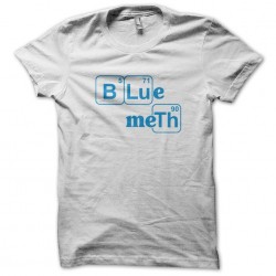 Tee Shirt Blue Meth white sublimation