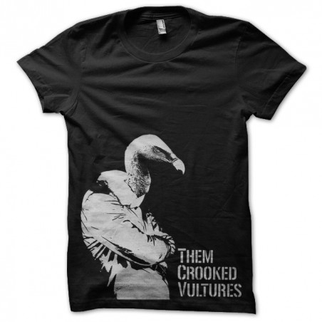 tee shirt them crooked vultures black sublimation