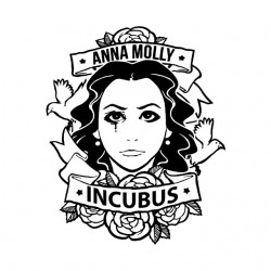 t-shirt anna molly incubus black sublimation
