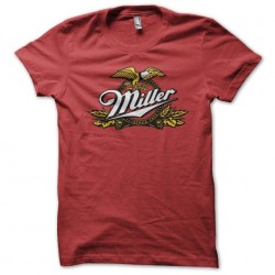 tee shirt Miller beer red sublimation