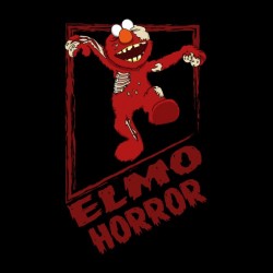 tee shirt Elmo horror sublimation