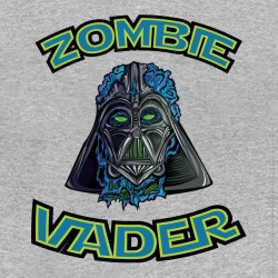 t-shirt zombie vader gray sublimation