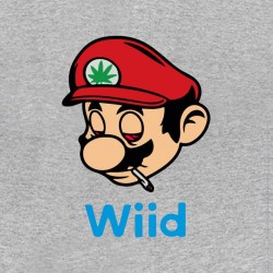 tee shirt Mario Wiid gris sublimation