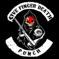 five finger death tee-shirt black sublimation