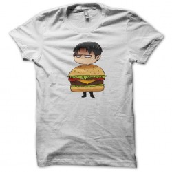 tee shirt heichou white burger sublimation