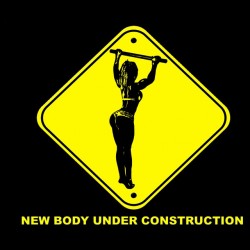 t-shirt new body under construction black sublimation