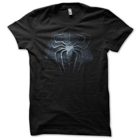 Spiderman spider logo t-shirt ages in black sublimation