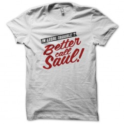 Better Call Saul Tee Shirt white sublimation