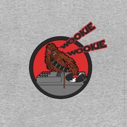 tee shirt wookie qui mix gris sublimation