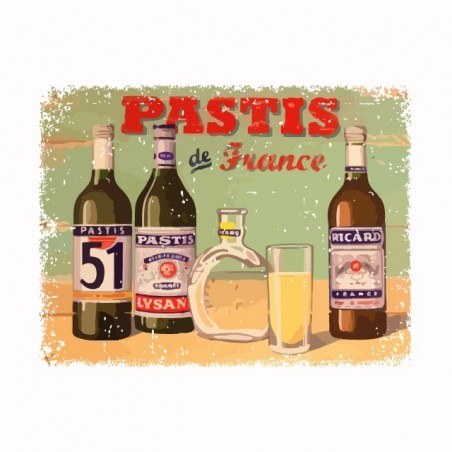 Tee shirt Pastis de France vintage  sublimation