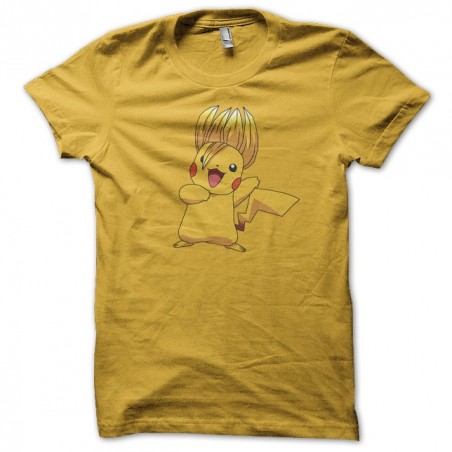 pikachu t-shirt is taken for super saiyan yellow sublimation