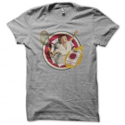 Lucky Strike tennis pin up tee shirt 50's style gray sublimation