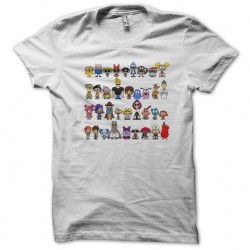 tee shirt personnages cartoon  sublimation