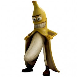 tee shirt banane nudiste...