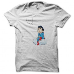 t-shirt superman teenager white sublimation