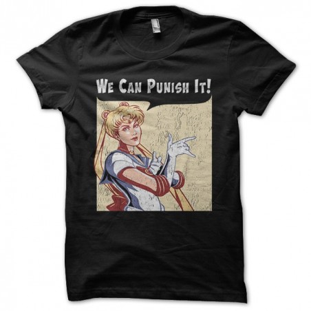 tee shirt we can punish it sailor moon  sublimation