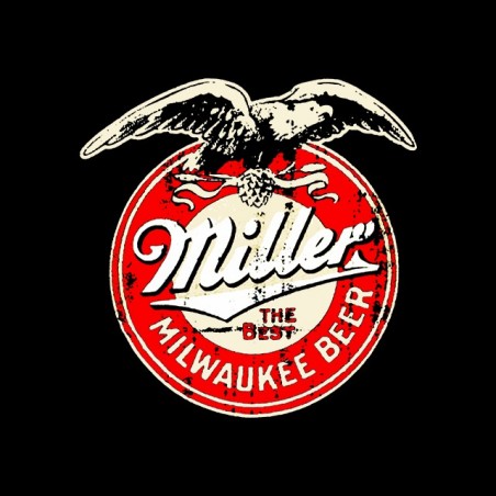 tee shirt Miller Best beer black sublimation