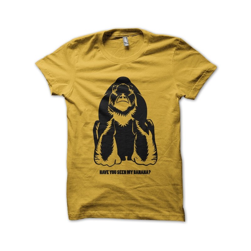 mixed yellow Gorilla shirt in sublimation