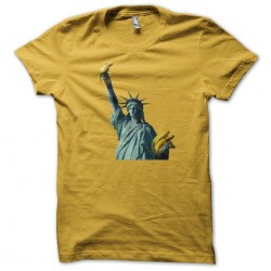 t-shirt Statue of liberty banana distributor yellow sublimation