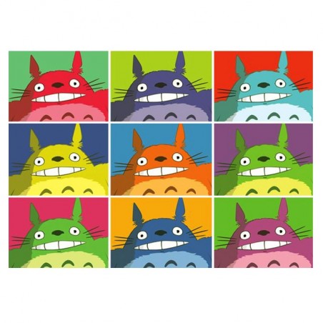 tee shirt totoro multi couleurs  sublimation