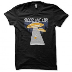 tee shirt beer me up black sublimation