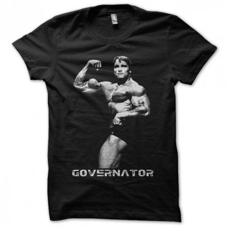 Arnold Schwarzenegger Governator t-shirt black sublimation