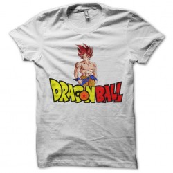 T-shirt Dragon Ball white blood sublimation
