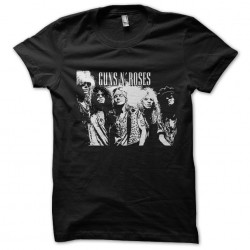 tee shirt Guns N roses le groupe en vectoriel  sublimation