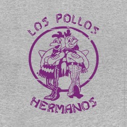 Los Pollos hermanos t-shirt Breaking Bad purple vintage on white sublimation
