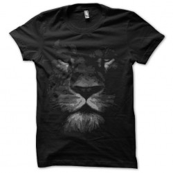 Lion black sublimation t-shirt