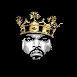 tee shirt ice cube king of the hip hop old school  sublimation
