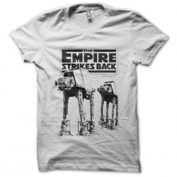 shirt the Empire strikes back white sublimation
