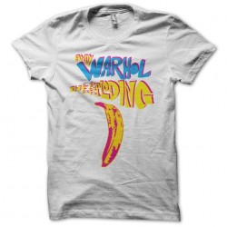 Andy Warhol banana white sublimation t-shirt