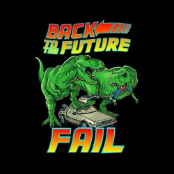 tee shirt back to the future fail  sublimation