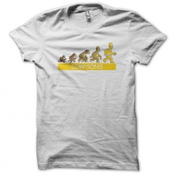 tee shirt evolution homer simpsons sublimation