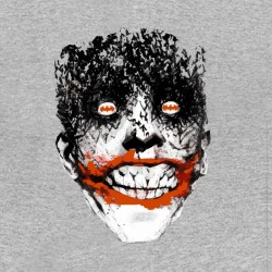 tee shirt joker bat psycho gris sublimation