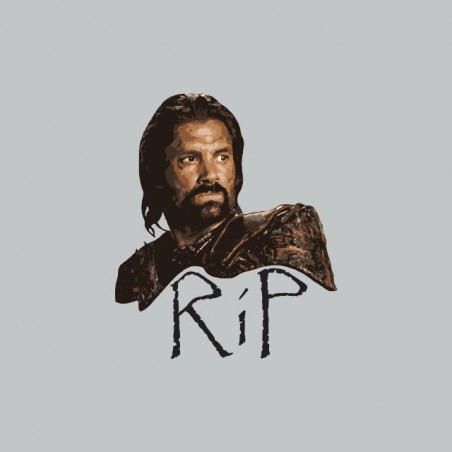 Tee shirt Spartacus RIP Crixus gris sublimation