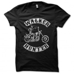 tee shirt daryl dixon the walker hunter parody Son of anarchy white on black sublimation