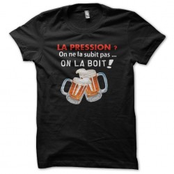 t-shirt pressure sports top level black sublimation