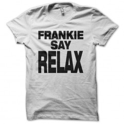 Friends Ross Frankie Say Relax white sublimation t-shirt