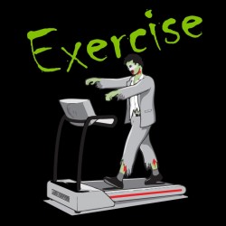 tee shirt zombie exercise  sublimation