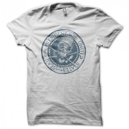 Brotherhood Skull and Bones 322 Seal of the Presidents of USA T-Shirt white sublimation