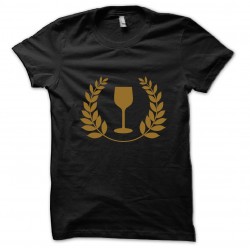 Alcohol logo black sublimation t-shirt
